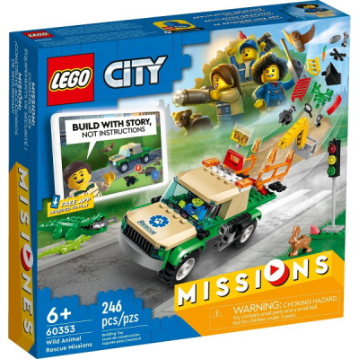 LEGO CITY Missions de sauvetage des animaux sauvages 2022